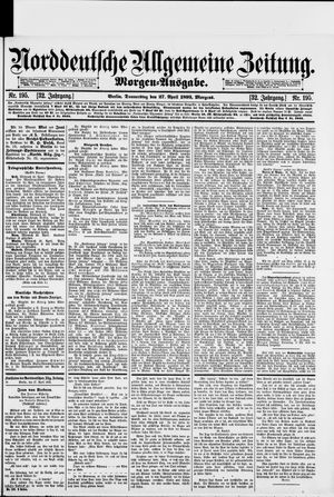 Norddeutsche allgemeine Zeitung vom 27.04.1893