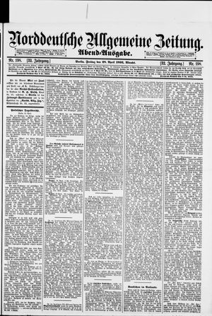 Norddeutsche allgemeine Zeitung on Apr 28, 1893