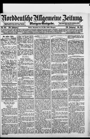 Norddeutsche allgemeine Zeitung on May 13, 1893