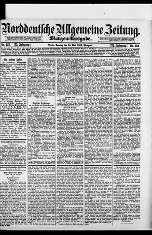 Norddeutsche allgemeine Zeitung vom 14.05.1893
