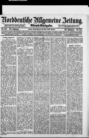 Norddeutsche allgemeine Zeitung on May 25, 1893