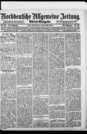 Norddeutsche allgemeine Zeitung vom 01.06.1893