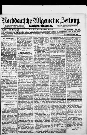 Norddeutsche allgemeine Zeitung vom 09.06.1893