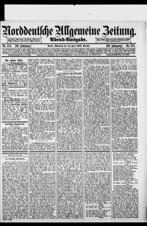 Norddeutsche allgemeine Zeitung vom 14.06.1893