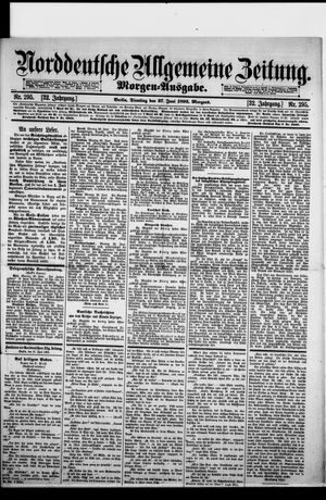 Norddeutsche allgemeine Zeitung on Jun 27, 1893