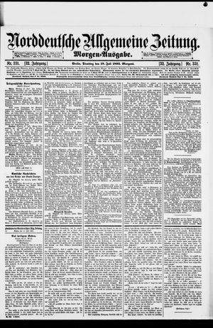 Norddeutsche allgemeine Zeitung vom 18.07.1893