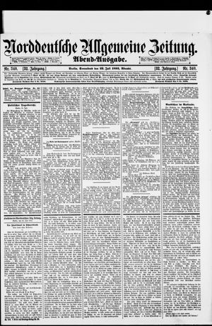 Norddeutsche allgemeine Zeitung vom 22.07.1893