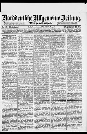 Norddeutsche allgemeine Zeitung on Jul 27, 1893