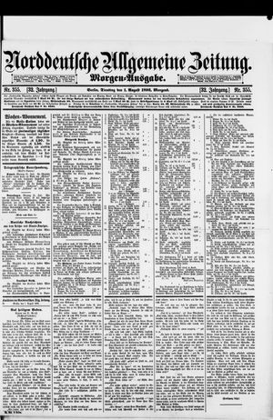 Norddeutsche allgemeine Zeitung vom 01.08.1893