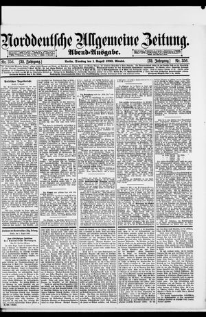 Norddeutsche allgemeine Zeitung vom 01.08.1893