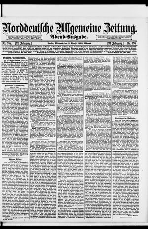 Norddeutsche allgemeine Zeitung vom 02.08.1893