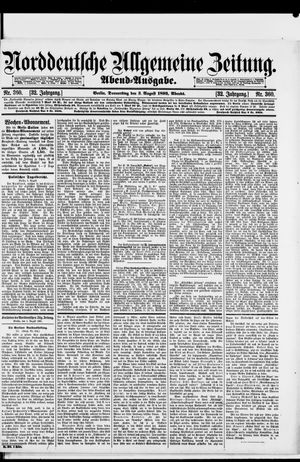 Norddeutsche allgemeine Zeitung vom 03.08.1893