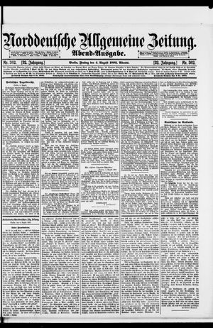 Norddeutsche allgemeine Zeitung vom 04.08.1893
