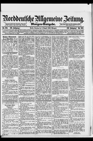 Norddeutsche allgemeine Zeitung vom 06.08.1893