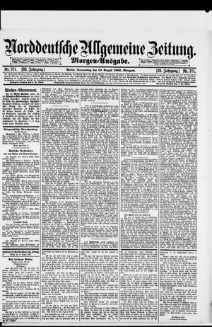 Norddeutsche allgemeine Zeitung vom 10.08.1893