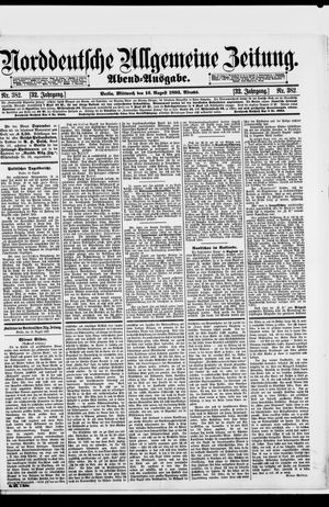 Norddeutsche allgemeine Zeitung vom 16.08.1893