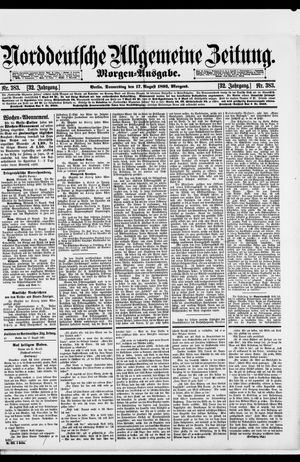 Norddeutsche allgemeine Zeitung vom 17.08.1893
