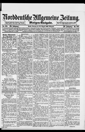 Norddeutsche allgemeine Zeitung vom 20.08.1893