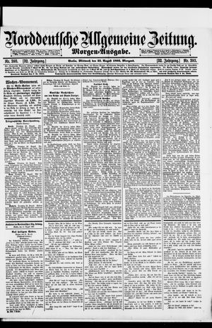 Norddeutsche allgemeine Zeitung vom 23.08.1893