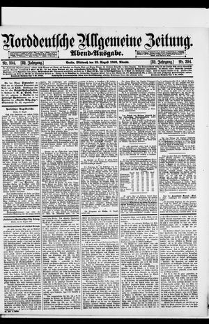 Norddeutsche allgemeine Zeitung vom 23.08.1893