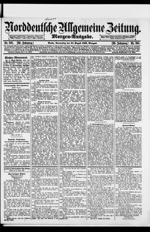 Norddeutsche allgemeine Zeitung vom 24.08.1893