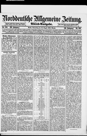 Norddeutsche allgemeine Zeitung vom 24.08.1893