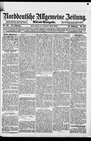 Norddeutsche allgemeine Zeitung vom 08.09.1893