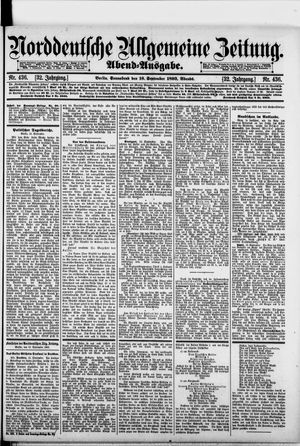 Norddeutsche allgemeine Zeitung vom 16.09.1893