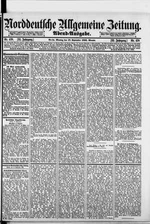Norddeutsche allgemeine Zeitung on Sep 18, 1893