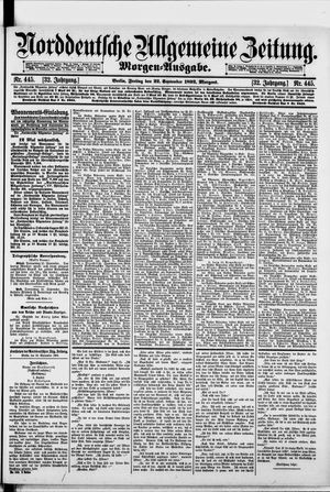 Norddeutsche allgemeine Zeitung vom 22.09.1893