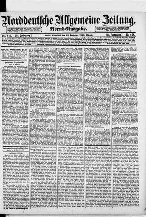Norddeutsche allgemeine Zeitung vom 23.09.1893