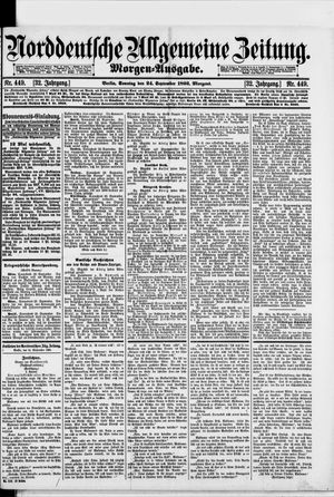 Norddeutsche allgemeine Zeitung vom 24.09.1893