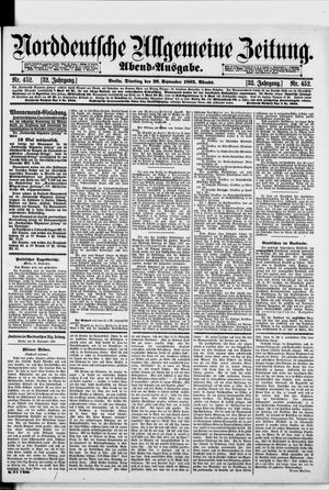 Norddeutsche allgemeine Zeitung vom 26.09.1893