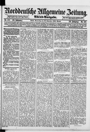 Norddeutsche allgemeine Zeitung vom 28.09.1893
