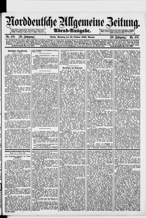 Norddeutsche allgemeine Zeitung vom 10.10.1893