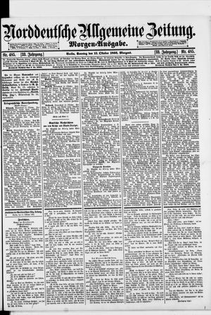 Norddeutsche allgemeine Zeitung vom 15.10.1893