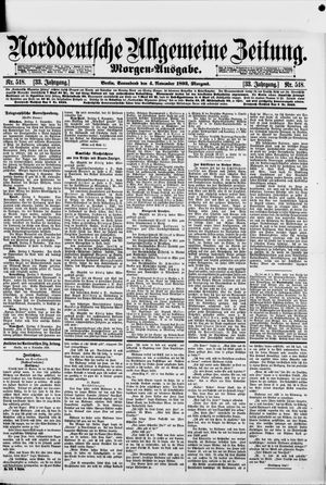 Norddeutsche allgemeine Zeitung vom 04.11.1893
