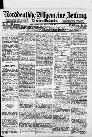 Norddeutsche allgemeine Zeitung vom 07.11.1893