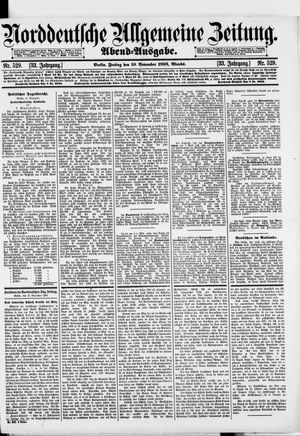 Norddeutsche allgemeine Zeitung vom 10.11.1893