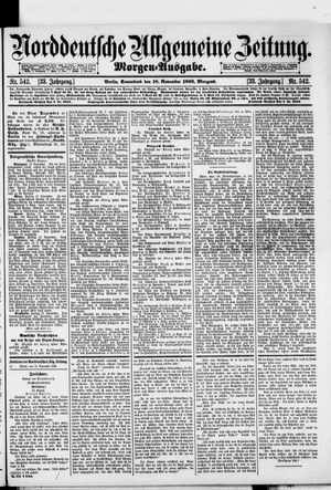 Norddeutsche allgemeine Zeitung vom 18.11.1893