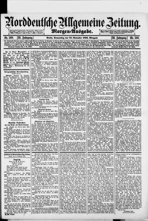 Norddeutsche allgemeine Zeitung vom 30.11.1893