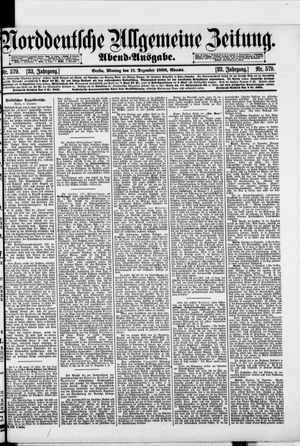 Norddeutsche allgemeine Zeitung vom 11.12.1893