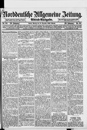 Norddeutsche allgemeine Zeitung vom 18.12.1893