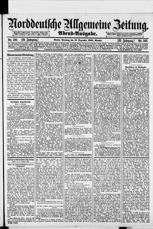 Norddeutsche allgemeine Zeitung on Dec 19, 1893