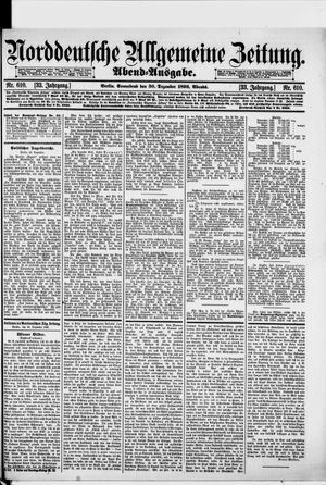 Norddeutsche allgemeine Zeitung vom 30.12.1893