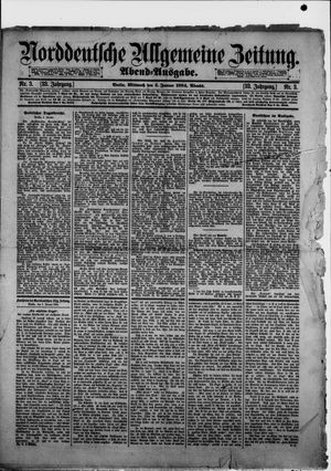 Norddeutsche allgemeine Zeitung on Jan 3, 1894