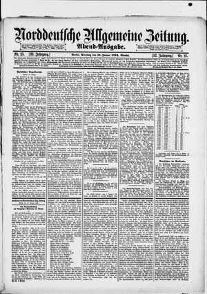Norddeutsche allgemeine Zeitung vom 16.01.1894