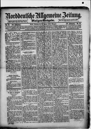 Norddeutsche allgemeine Zeitung vom 23.01.1894
