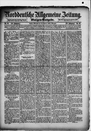 Norddeutsche allgemeine Zeitung vom 24.01.1894