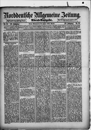 Norddeutsche allgemeine Zeitung vom 24.01.1894